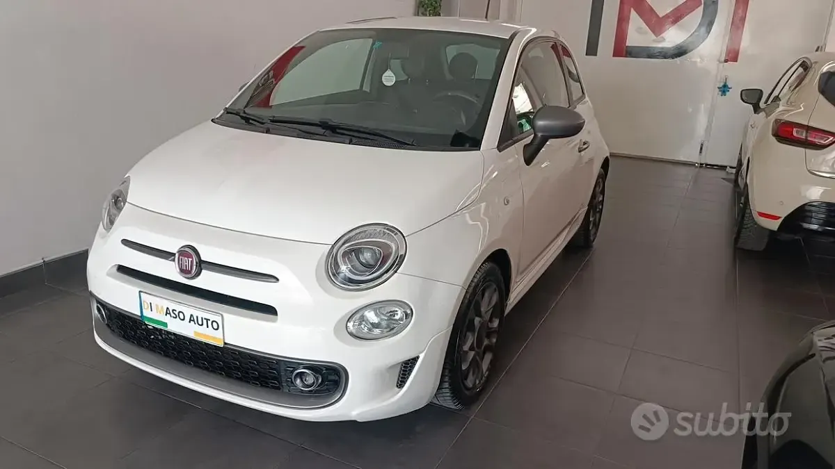 Usata Fiat 500 S 105 CV (77 kW) 2018 Bianco Berlina