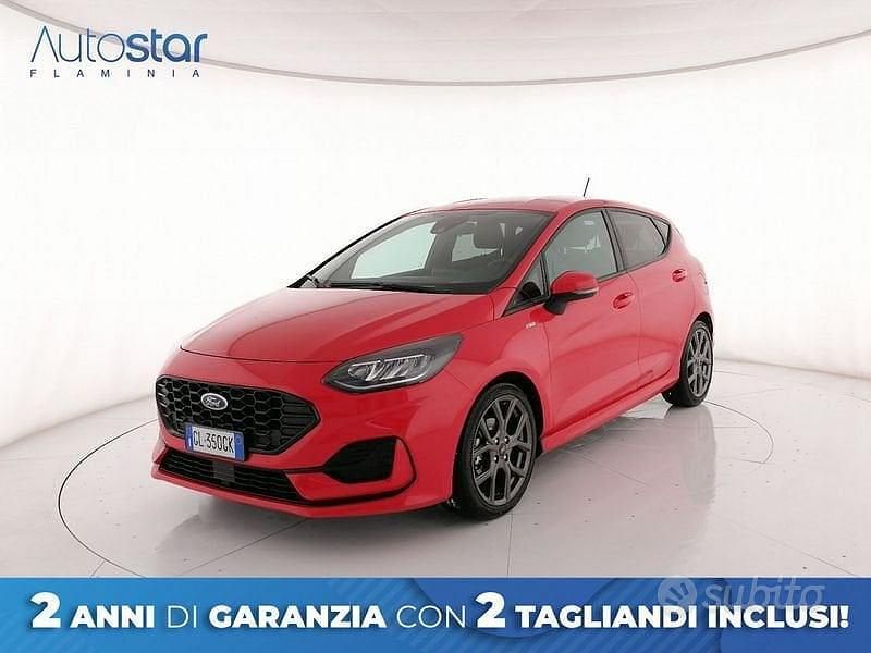 Rosso Usata 2022 Ford Fiesta ST-Line Tre volumi | 13.300 € (Ottimo prezzo) - Immagine 1/4