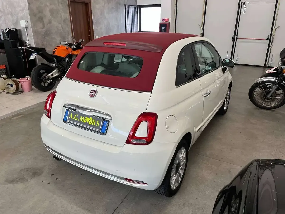 Usata Fiat 500C 69 CV (50 kW) 2019 Bianco Cabrio