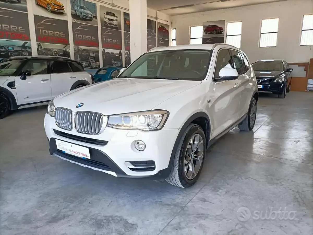 Usata BMW X3 xLine 190 CV (139 kW) 2015 Bianco SUV