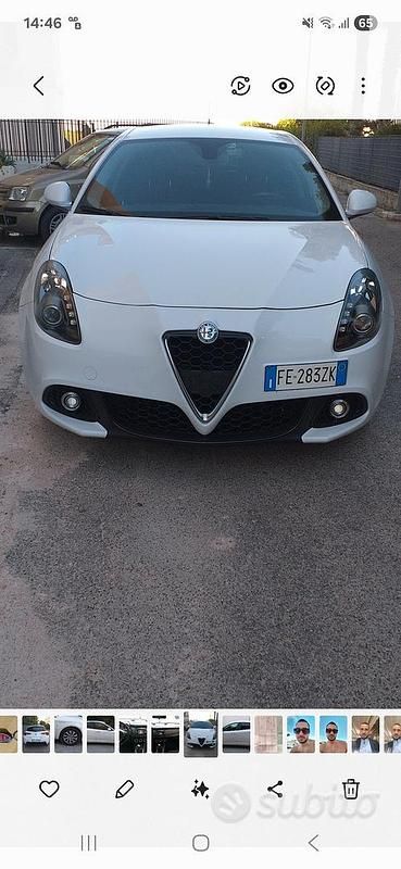 Usata Alfa Romeo Giulietta 109 CV (80 kW) 2016 Bianco Utilitaria