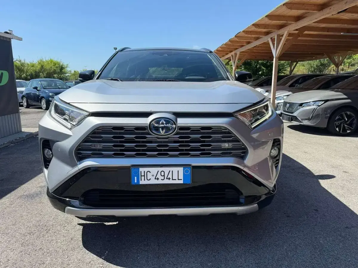 Usata Toyota RAV4 Hybrid Lounge 178 CV (130 kW) 2019 Argento SUV