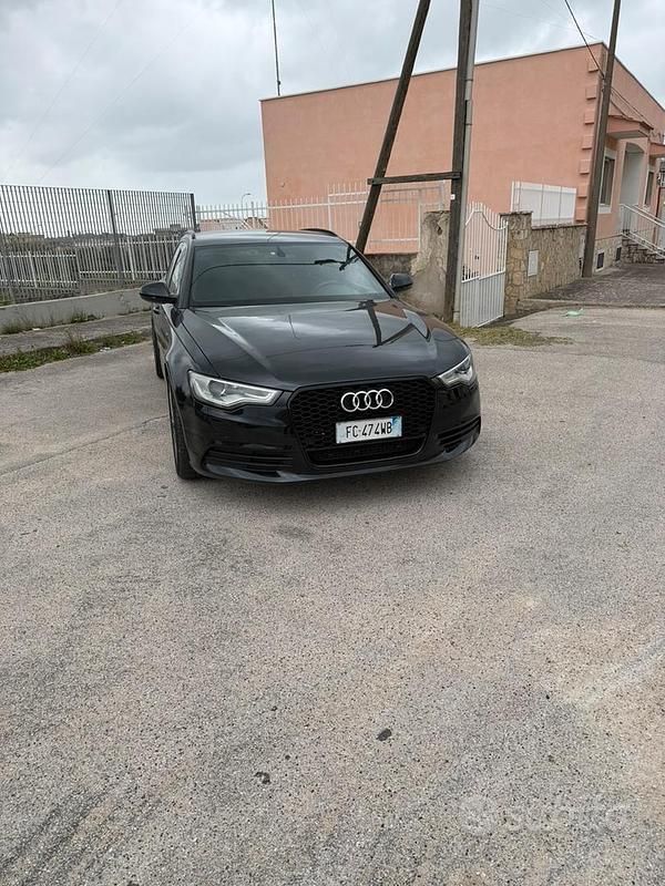 Usata Audi A6 S-Line 177 CV (130 kW) 2012 Nero Station wagon