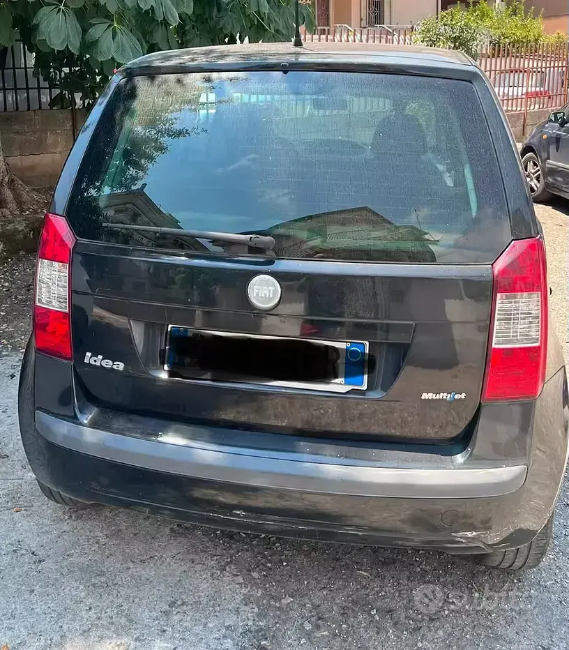 Usata Fiat Idea 69 CV (50 kW) 2008 Nero Monovolume