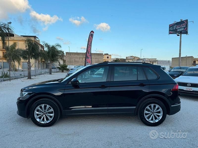 Usata VW Tiguan 150 CV (110 kW) 2021 Nero SUV