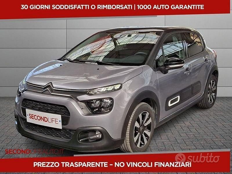Grigio Usata 2023 Citroën C3 PureTech Due volumi | 14.950 € (Buon prezzo) - Immagine 1/4