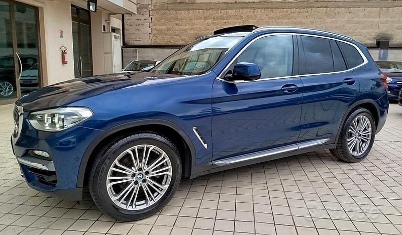 Usata BMW X3 Luxury Line 190 CV (139 kW) 2019 Blu SUV