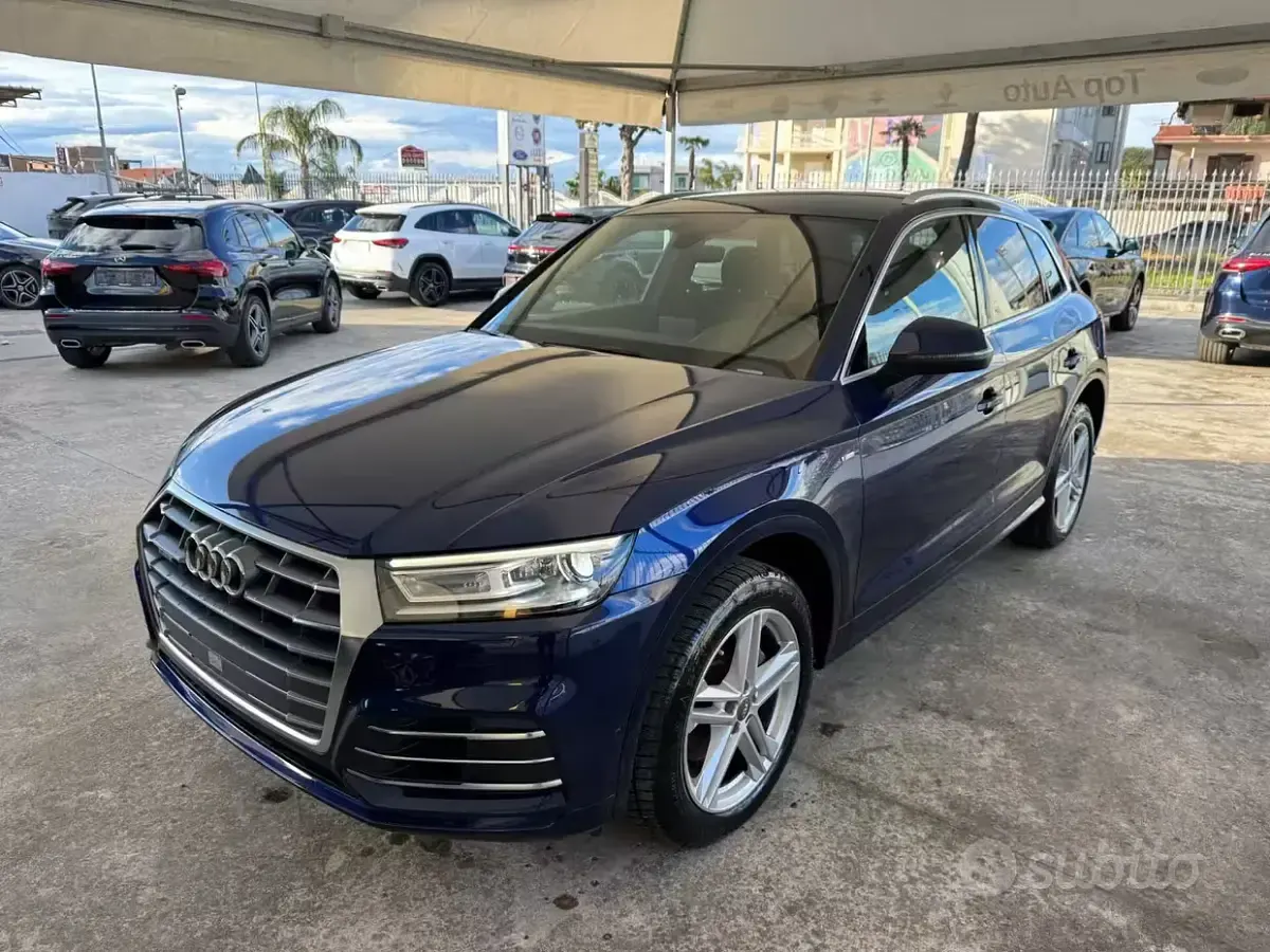 Usata Audi Q5 S-Line 190 CV (139 kW) 2019 Blu SUV