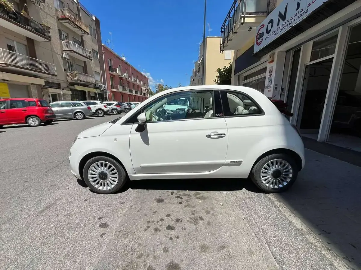 Usata Fiat 500C Lounge 95 CV (69 kW) 2015 Bianco Cabrio