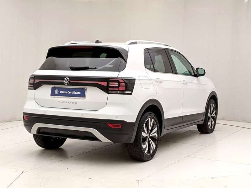 Usata VW T-Cross Advance 95 CV (69 kW) 2021 Bianco SUV