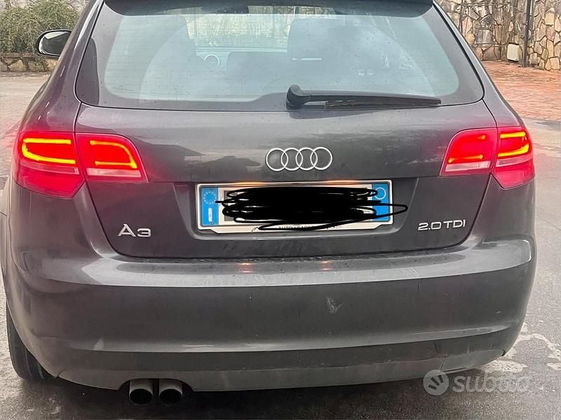 Usata Audi A3 140 CV (102 kW) 2010 Grigio Utilitaria