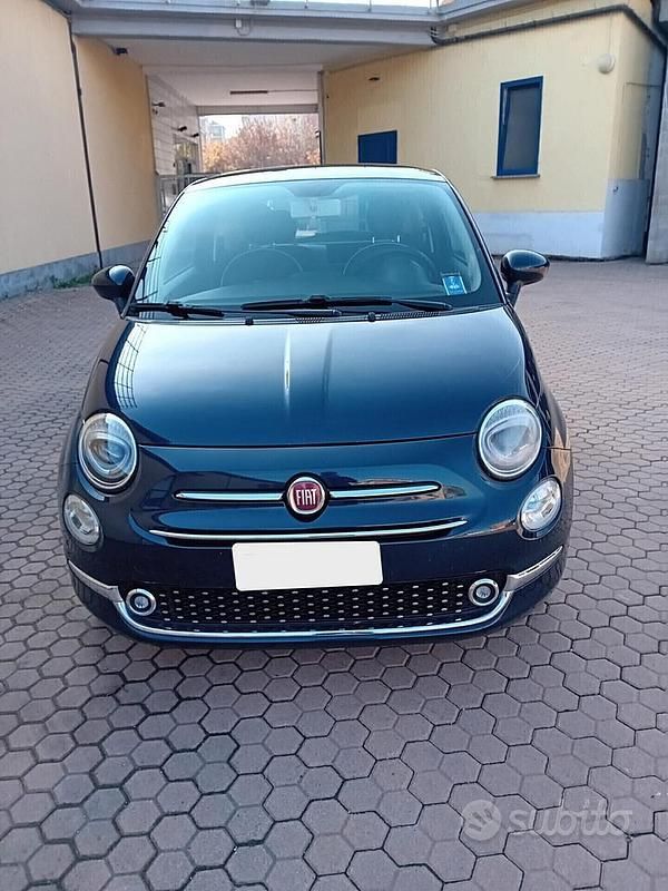Usata Fiat 500 Collezione 69 CV (50 kW) 2018 Blu Berlina