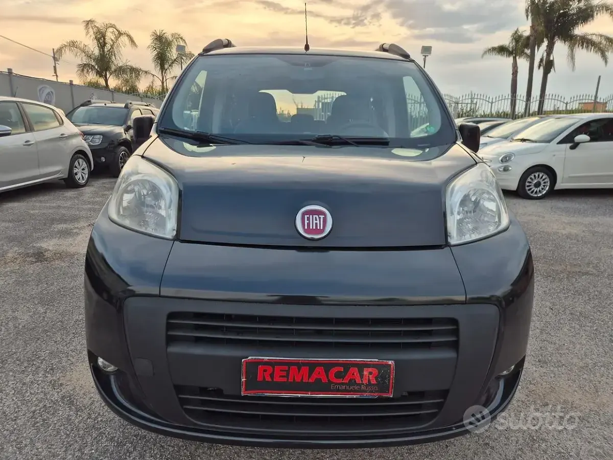 Usata Fiat Qubo Dynamic 70 CV (51 kW) 2015 Nero Monovolume