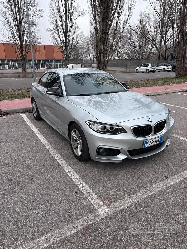 Usata BMW 218 M Sport 136 CV (100 kW) 2017 Grigio Coupé