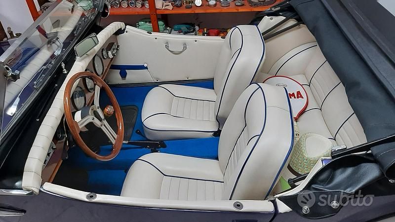 Usata Fiat 850 1960 Blu Cabrio