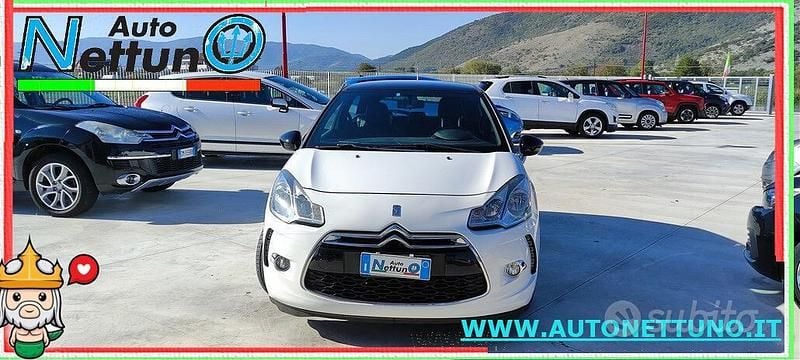 Usata DS Automobiles DS3 So Chic 75 CV (55 kW) 2016 Bianco Coupé