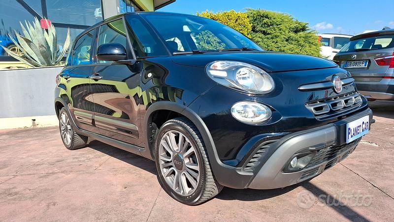 Usata Fiat 500L Cross 95 CV (69 kW) 2018 Nero Monovolume