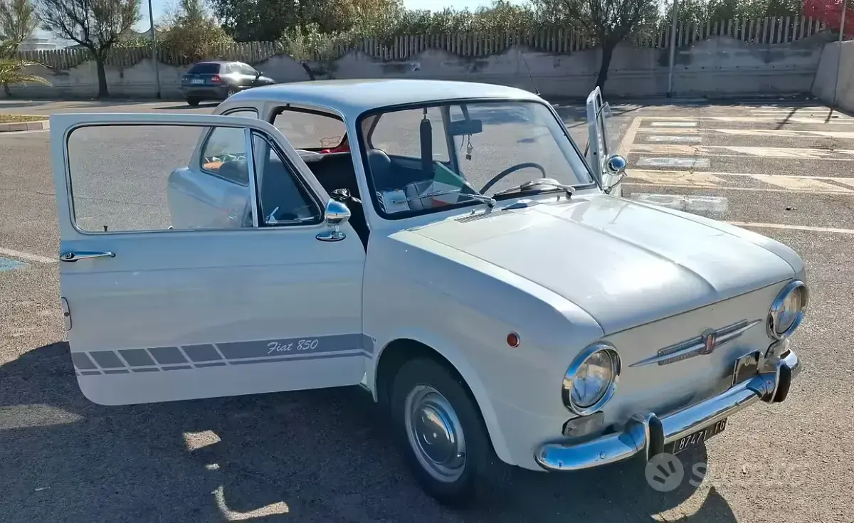 Occasion Fiat 850 1960 Blanc