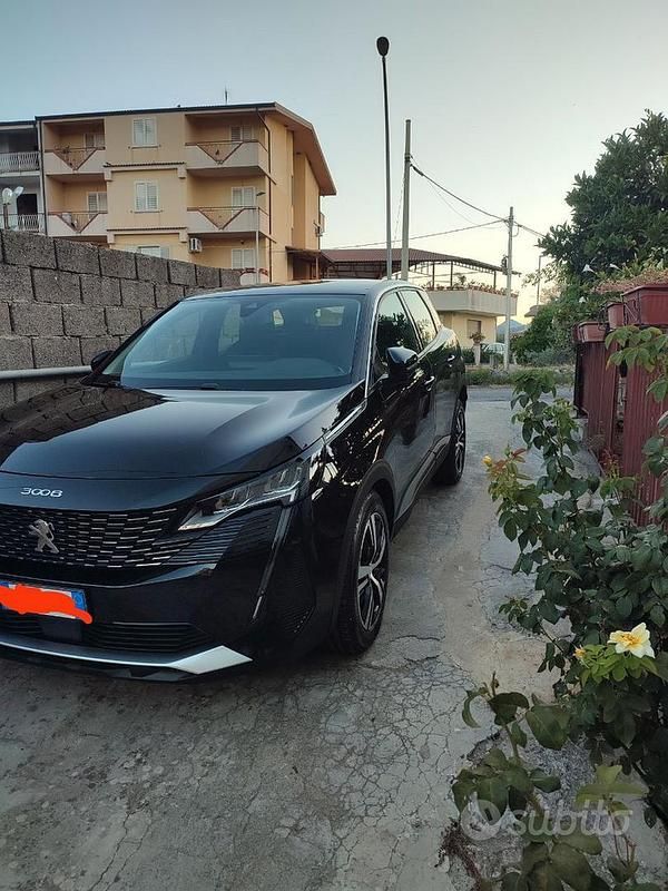 Usata Peugeot 3008 131 CV (96 kW) 2021 Nero Berlina