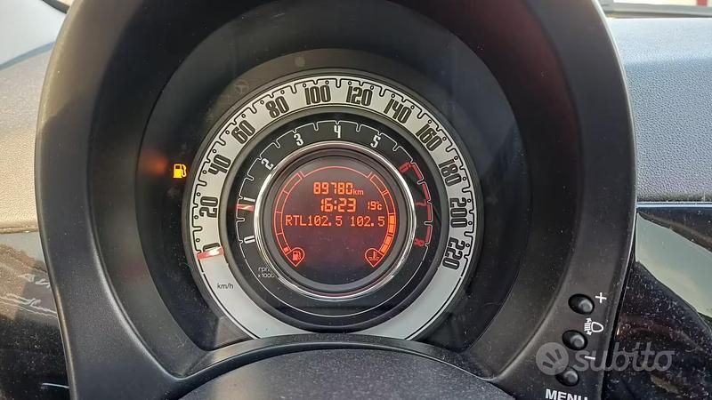 Usata Fiat 500 Lounge 69 CV (50 kW) 2013 Nero Utilitaria