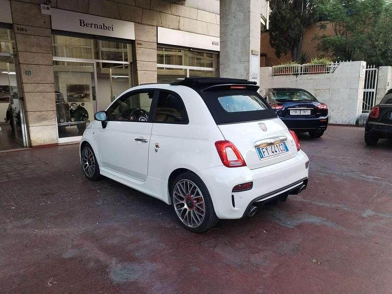 Usata Abarth 595C Turismo 165 CV (121 kW) 2019 Bianco Cabrio