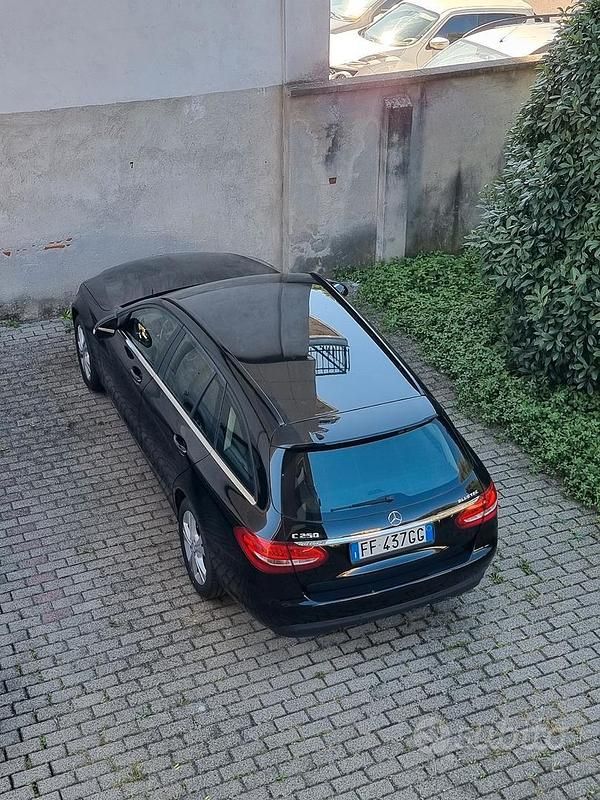 Usata Mercedes C250 Business 204 CV (150 kW) 2016 Nero Station wagon