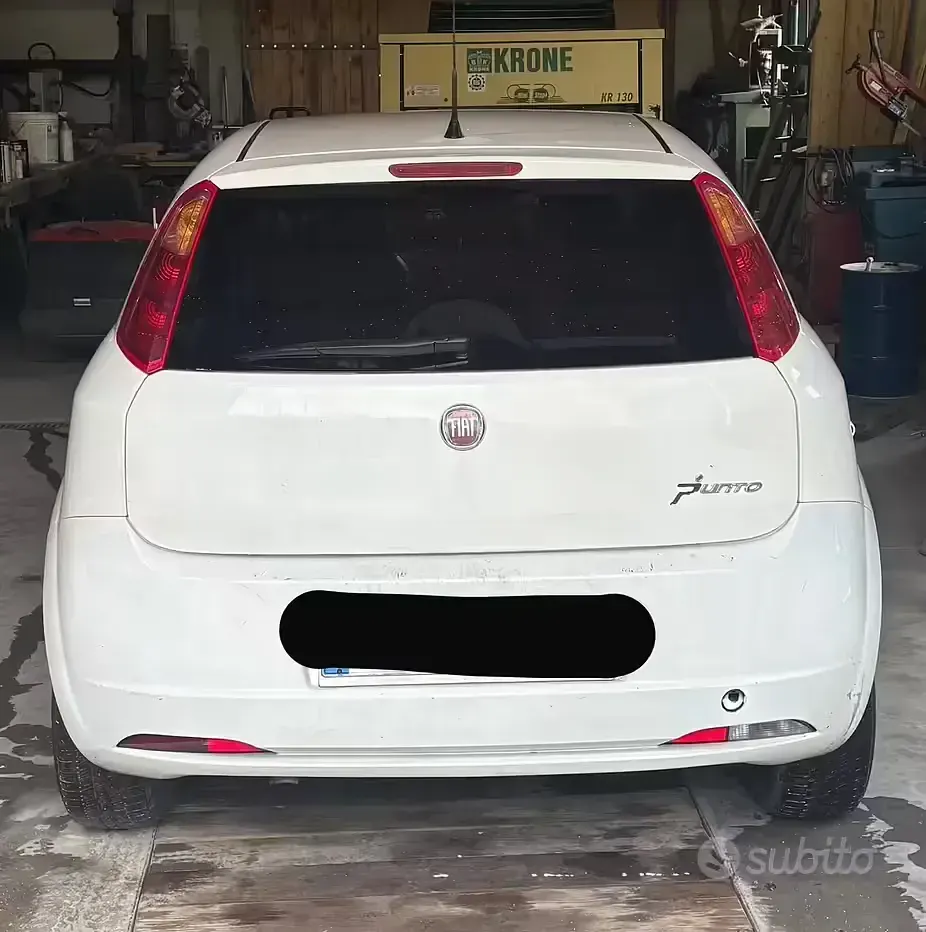 Usata Fiat Punto 90 CV (66 kW) 2008 Bianco Utilitaria