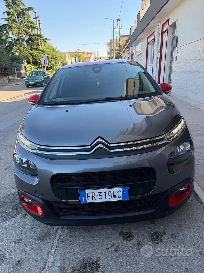 Usata Citroën C3 Shine 75 CV (55 kW) 2018 Grigio Utilitaria