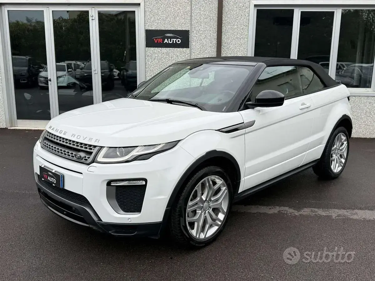 Usata Land Rover Range Rover evoque HSE Dynamic 150 CV (110 kW) 2017 Bianco Cabrio
