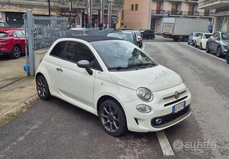 Usata Fiat 500C S 69 CV (50 kW) 2017 Cabrio