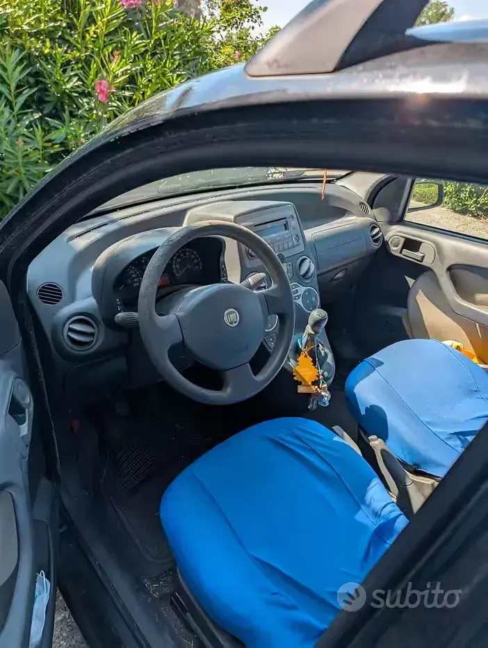 Usata Fiat Panda 2009 Nero Utilitaria