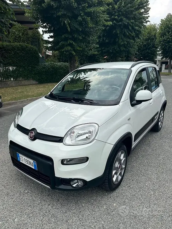 Usata Fiat Panda 4x4 S 75 CV (55 kW) 2014 Bianco Utilitaria