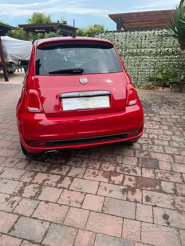 Usata Fiat 500S S 2018 Rosso Utilitaria