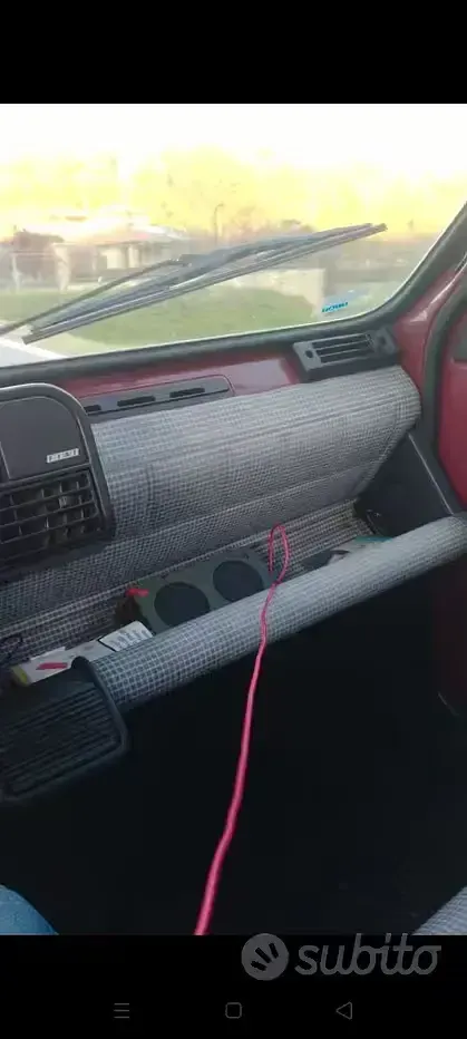 Usata Fiat Panda 34 CV (25 kW) 1987 Rosso Utilitaria