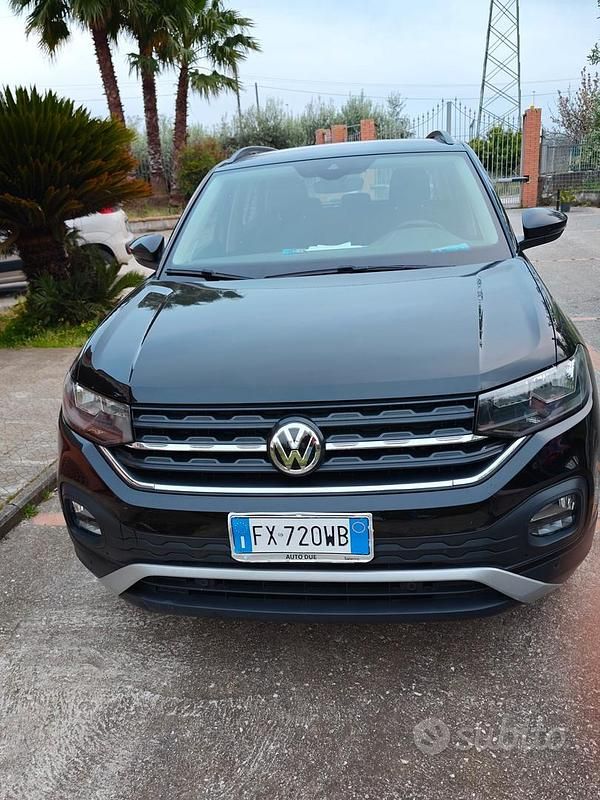 Usata VW T-Cross 95 CV (69 kW) 2019 Nero SUV