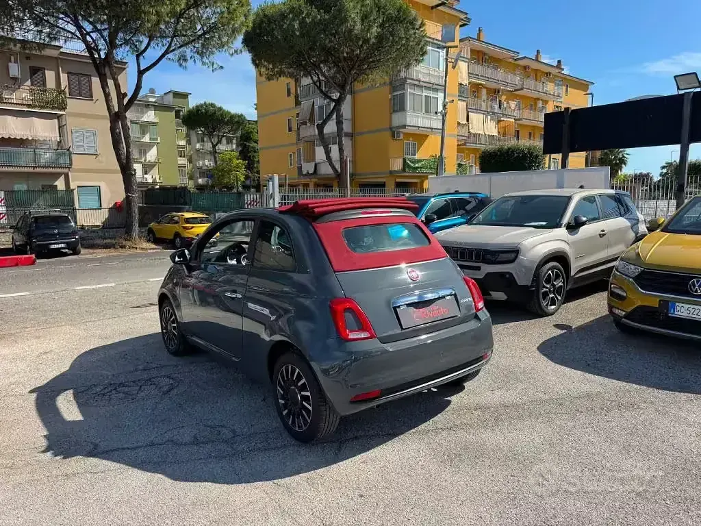Usata Fiat 500C 69 CV (50 kW) 2022 Grigio Cabrio
