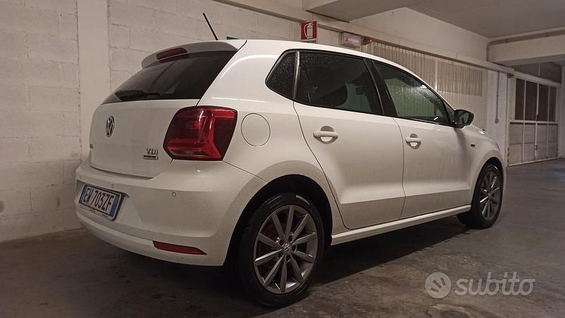 Usata VW Polo 75 CV (55 kW) 2014 Bianco Berlina