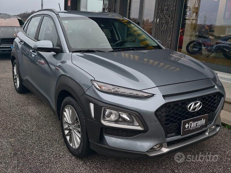 Usata Hyundai Kona Style 120 CV (88 kW) 2017 Grigio SUV