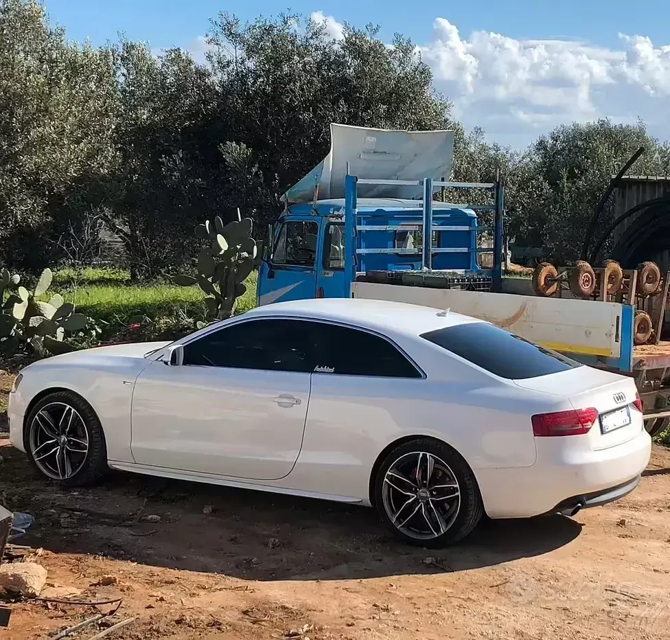 Usata Audi A5 190 CV (139 kW) 2009 Bianco Coupé