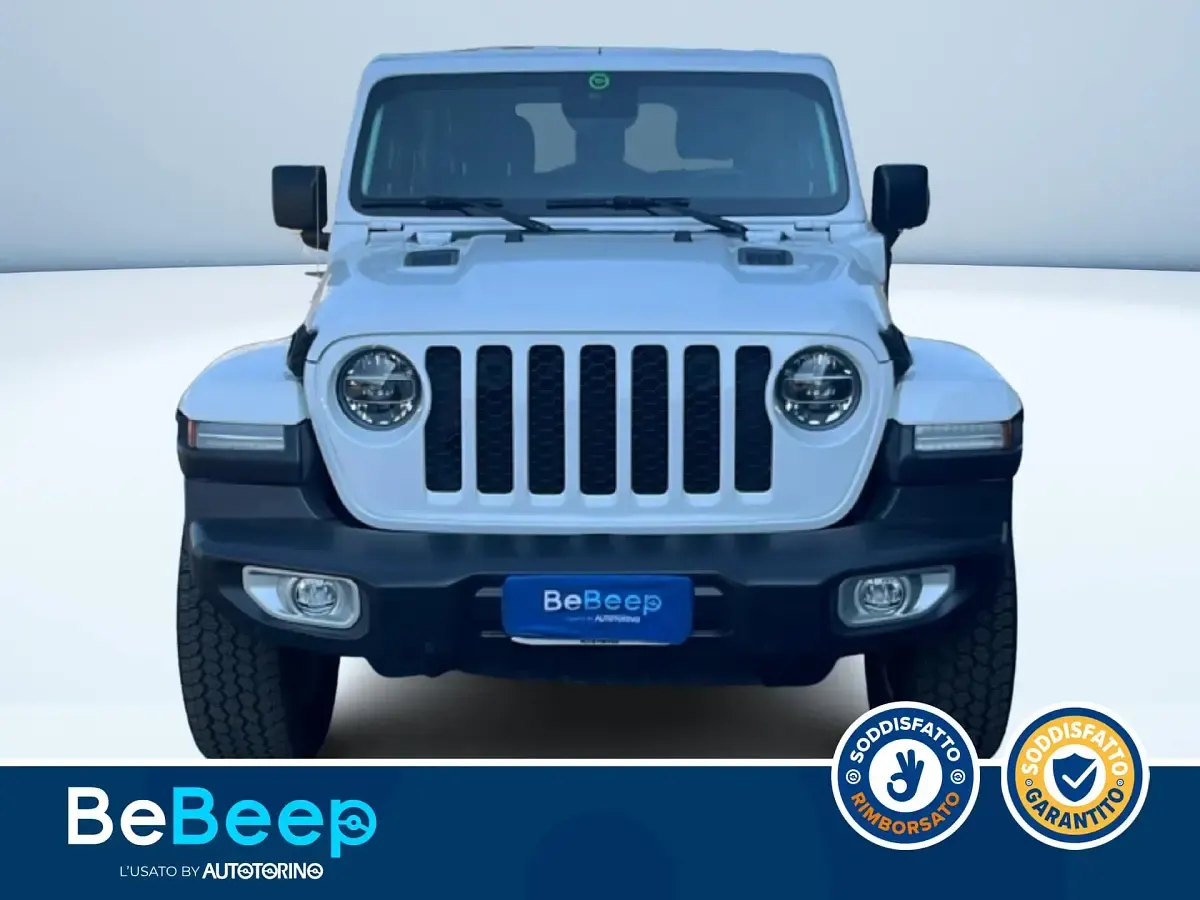 Usata Jeep Wrangler Unlimited Sahara 379 CV (278 kW) 2022 Bianco metallizzato SUV