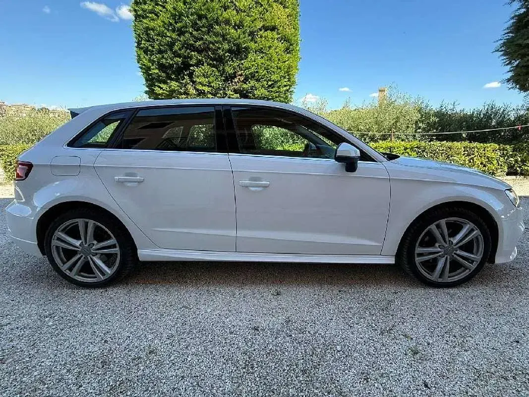 Usata Audi A3 Admired 131 CV (96 kW) 2020 Bianco Berlina