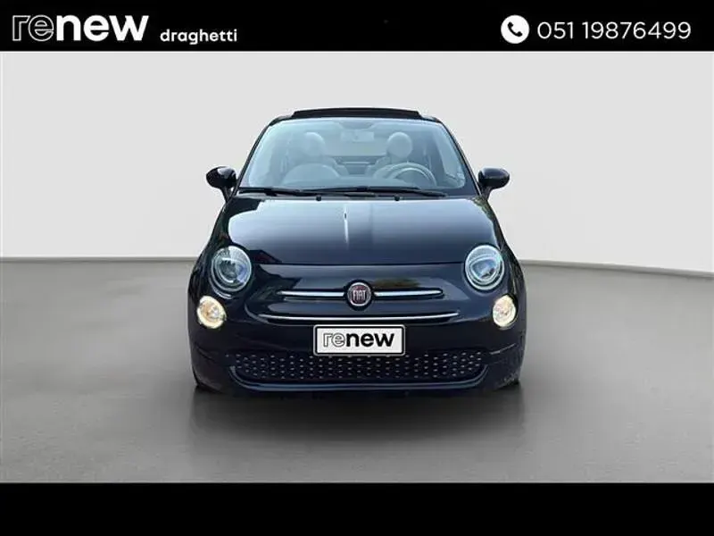 Usata Fiat 500 Lounge 69 CV (50 kW) 2019 Nero Cabrio