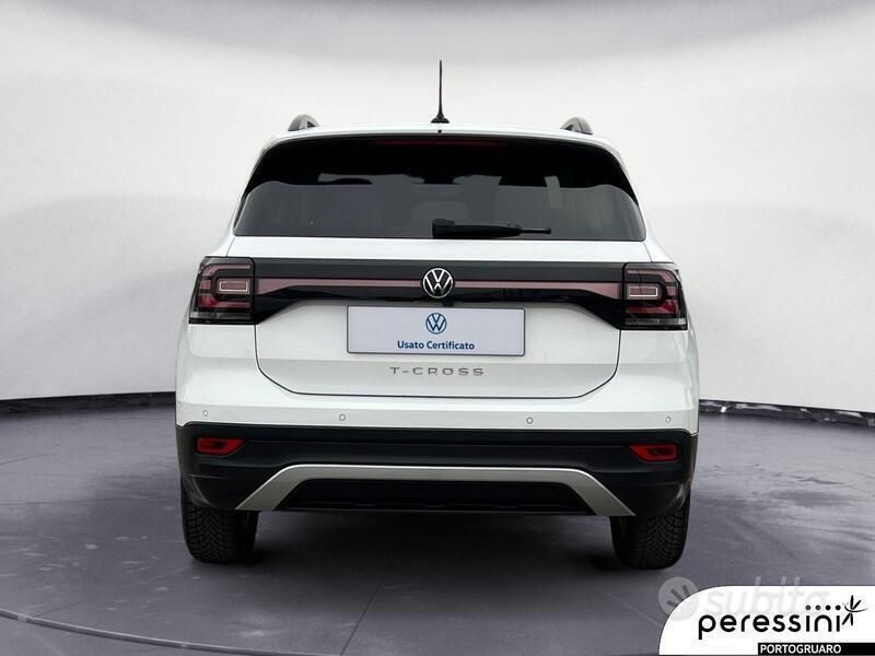 Usata VW T-Cross Style 110 CV (80 kW) 2022 Bianco SUV