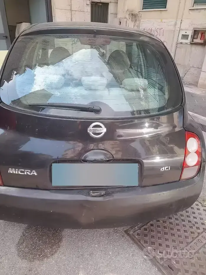Usata Nissan Micra 82 CV (60 kW) 2005 Nero Berlina