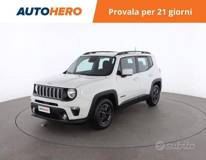 Bianco Usata 2021 Jeep Renegade Longitude SUV | 14.599 € (Ottimo prezzo) - Immagine 1/2