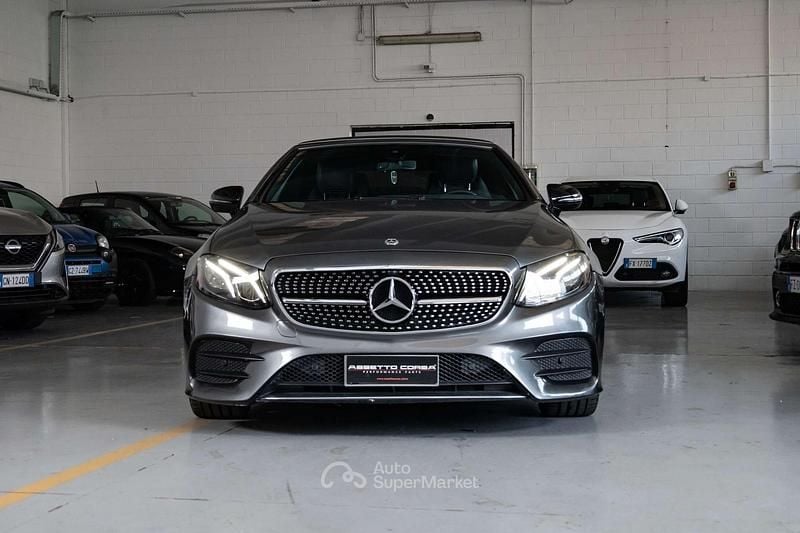 Usata Mercedes E400 Premium Plus 333 CV (244 kW) 2018 Antracite Cabrio