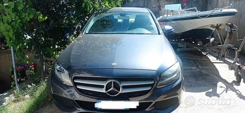Usata Mercedes C180 Executive 156 CV (114 kW) 2016 Nero Berlina