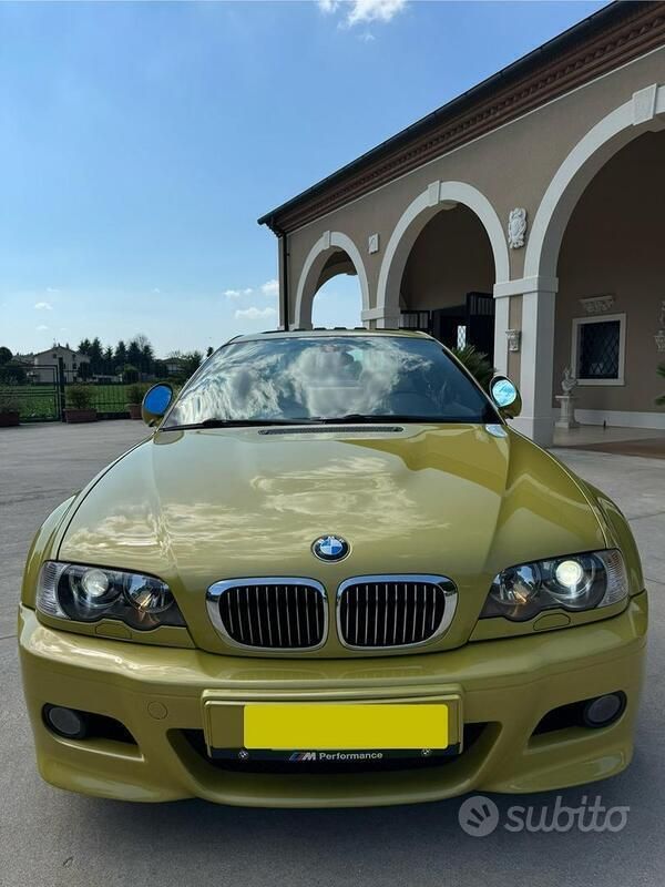 Usata BMW M3 Efficient Dynamics 343 CV (252 kW) 2001 Giallo Coupé