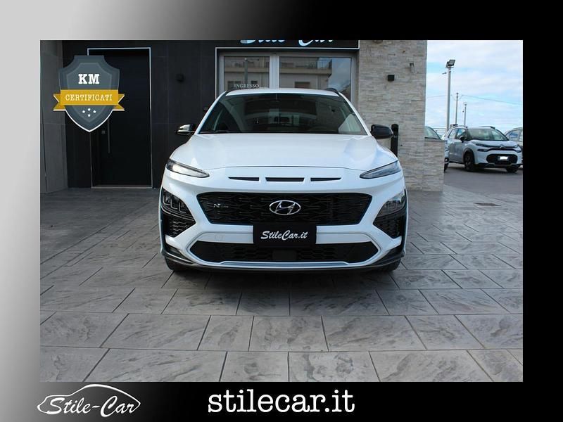 Bianco Usata 2021 Hyundai Kona N Line SUV | 15.999 € (Buon prezzo) - Immagine 1/4
