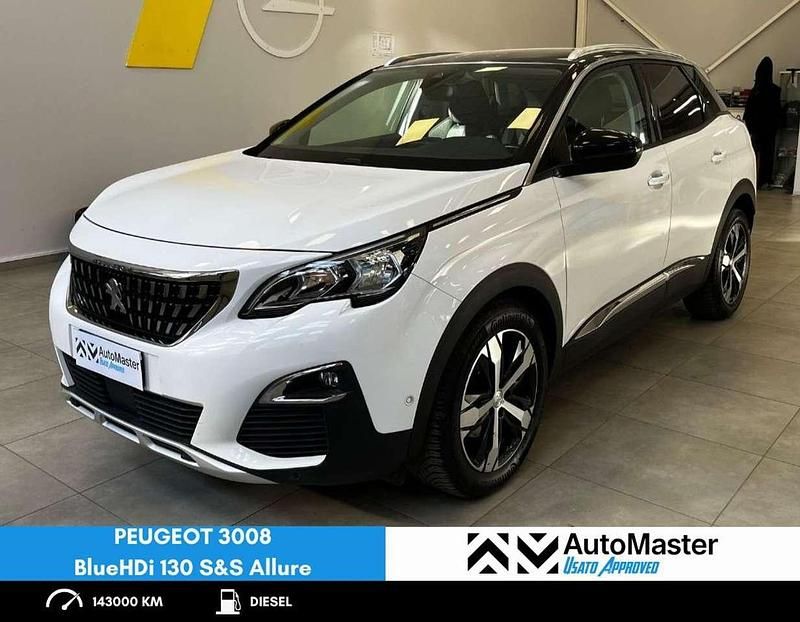 Usata Peugeot 3008 Allure 131 CV (96 kW) 2018 Bianco SUV